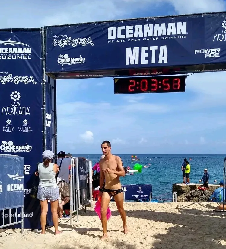 Plavecký trenér Praha - certifikovaný swim coach po závodě Oceanman